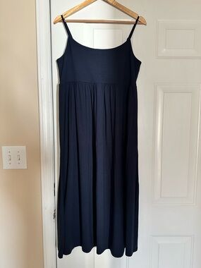 Old Navy Blue Tank Midi Dress- XL